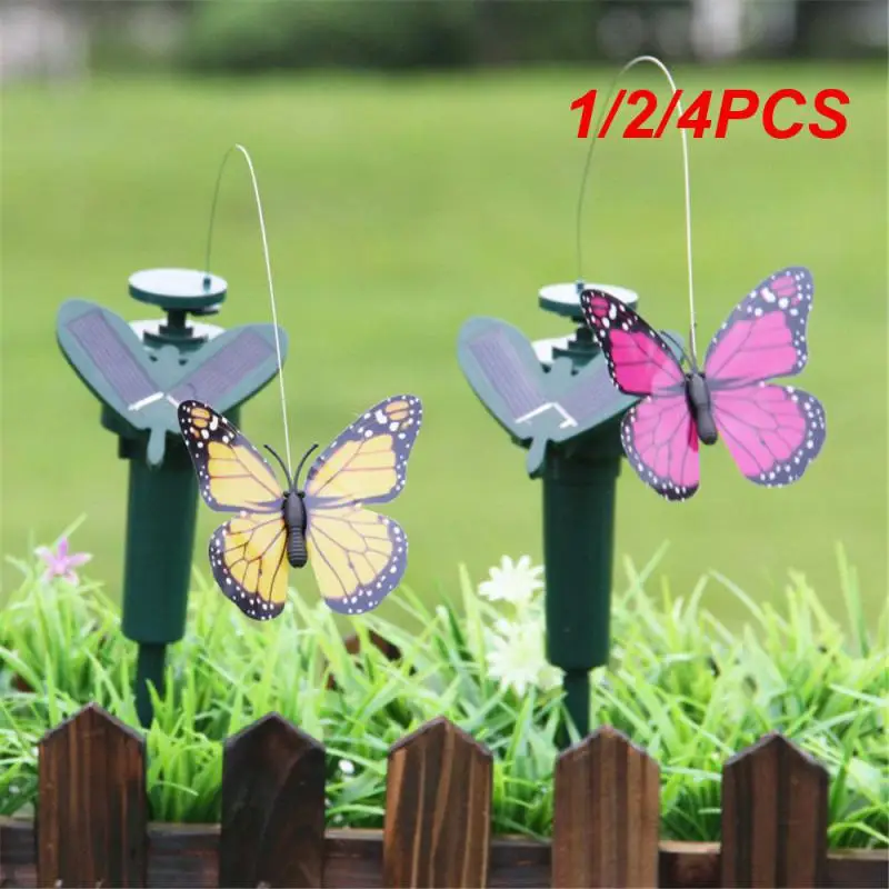 

1/2/4PCS Solar Simulation Butterfly Garden Hummingbird Garden Shopping Mall Shop Decoration Garden Courtyard Outdoor Decoration