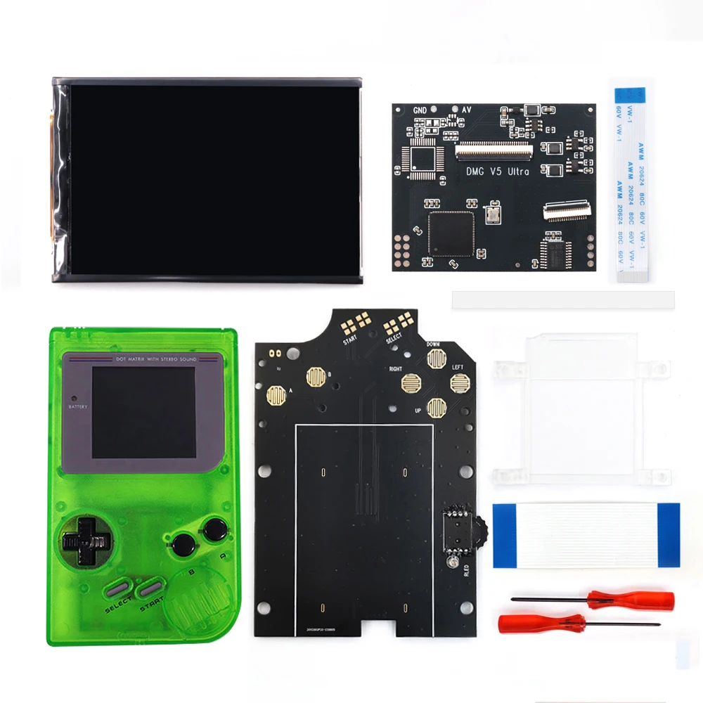 KIT LCD RETROILLUMINAZIONE Pixel GameBoy Color Q5 IPS Per Console - Foto 10