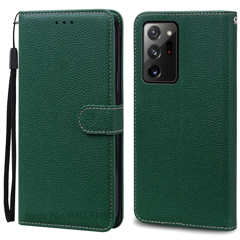 Leather Flip Wallet Case - Stylish Protection & Storage