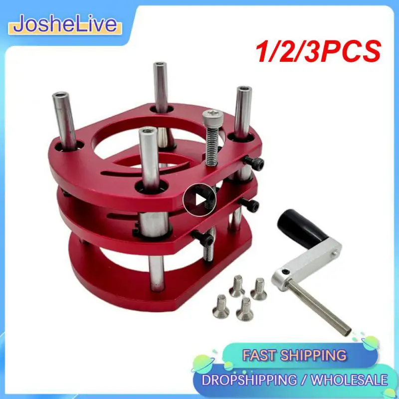 

1/2/3PCS Router Lift for 65mm Diameter Motors - Woodworking Router Table Insert Plate Lift Base - Wood Router Working Benches