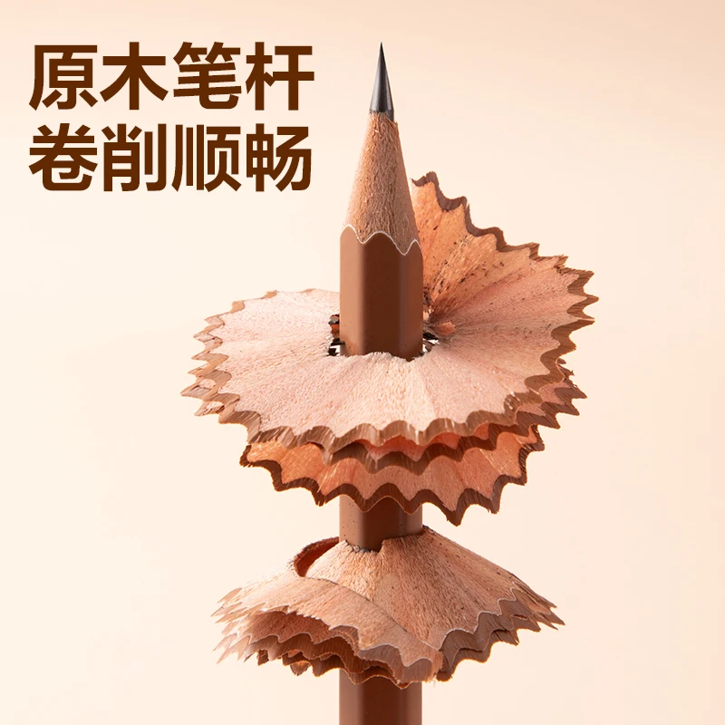 델리 10pcs 2B/HB 육각형 나무 연필 미술 시험 스케치 그림 그리기 연필 선물 문구 학교 및 사무용품