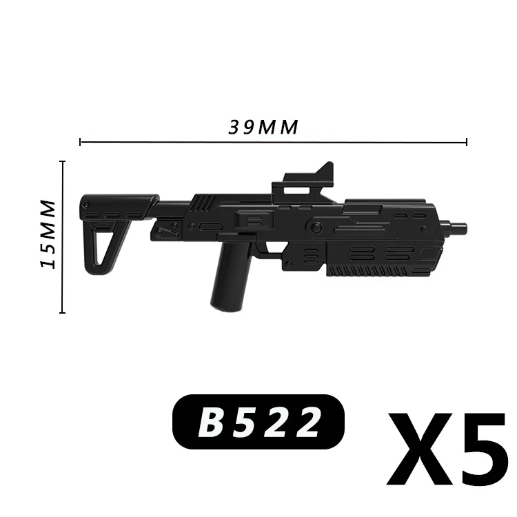 Military Building Blocks: Star Movie Character Soldier Figures with Weapon Accessories