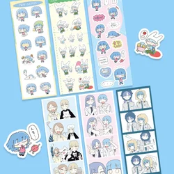 Rouli Character Stickers Guben Handbook Material Diy Phone Case Sticker Gupan Decoration Korean Replacement