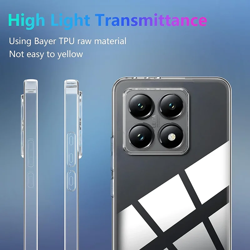 Ultra Thin Transparent Silicone Soft Phone Case