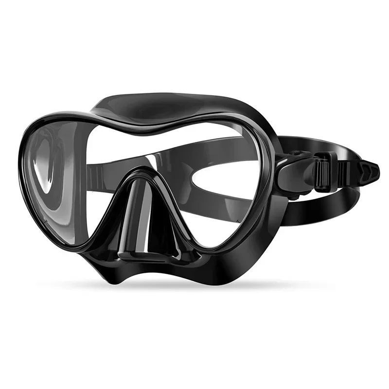 

180° Field of View Adults and Children Anti-fog and Explosion-proof Liquid Silicone Fully Covered Scuba Diving Goggles