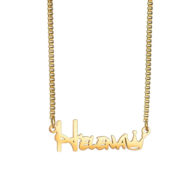 Personalized Double name heart necklace – I Blame Beads