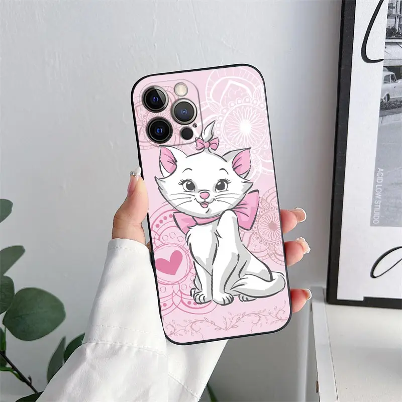 Cute Cartoon Marie Cat Phone Case - Fun and Stylish Protective Cover