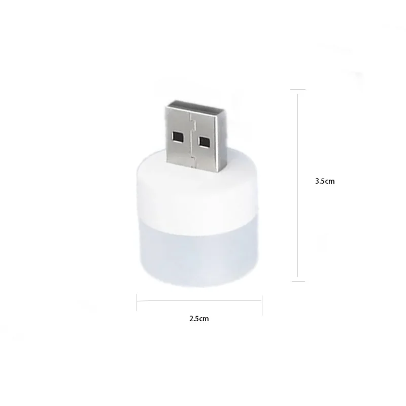 2/1pcs USB Light LED Usb Lamp Eye Protection Reading Light Computer Reading Lamp Mobile Power Charging Book Lamps Night