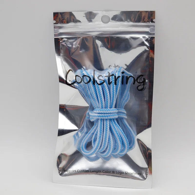 12 Colors Polyester Anti-skidding Outdoor Shoelaces 0.45cm Width Climbing Mountaineering Two Tone Shoestrings for Martin Boots