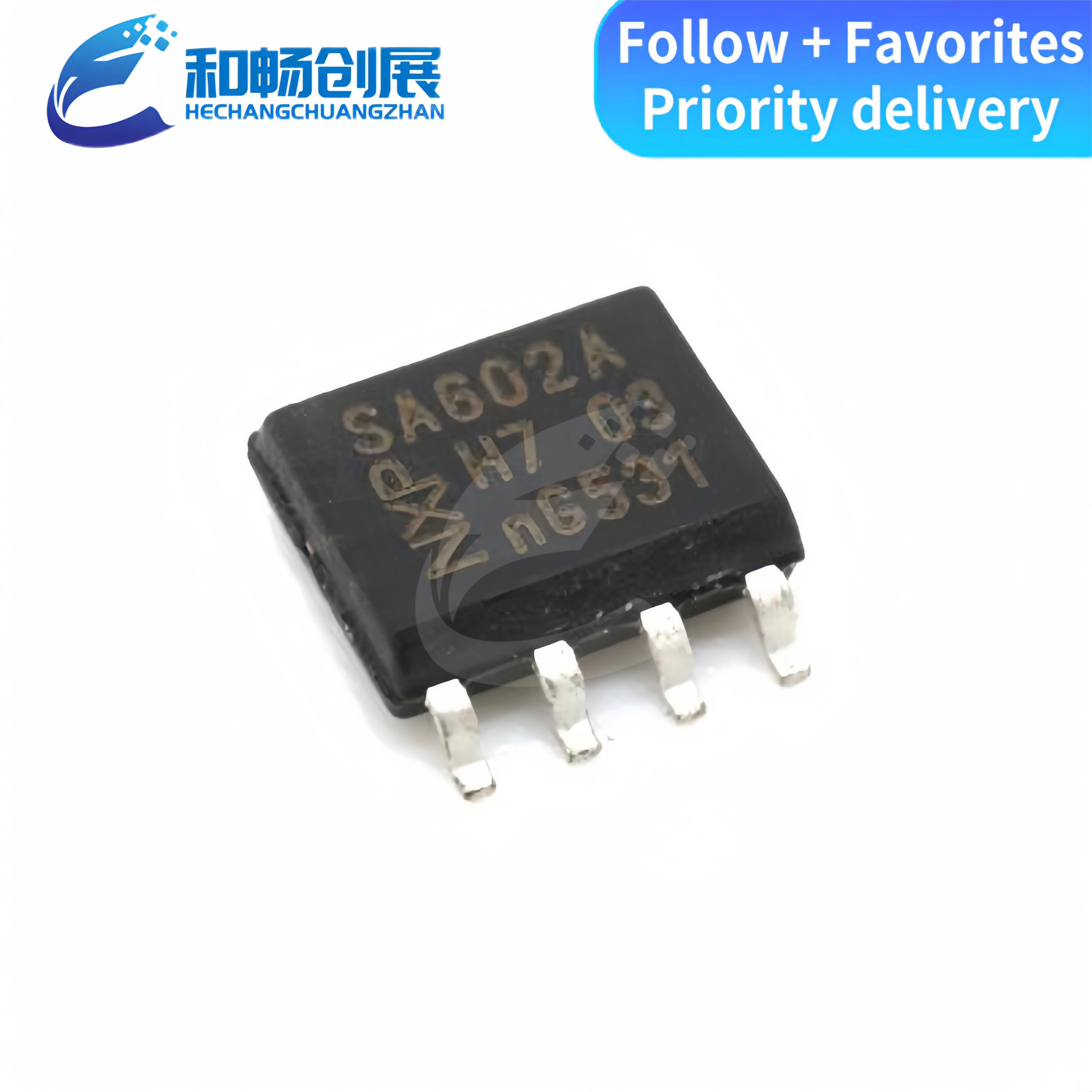 

SA602AD SA602 SOP8 double balanced mixer oscillator original in stock
