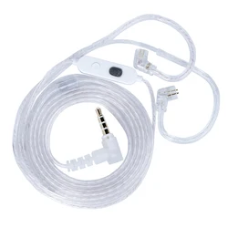 Silver - Plated Dual Mic Upgrade Cable with 3.5MM/Type - C Connector (3.5MM  cable)
