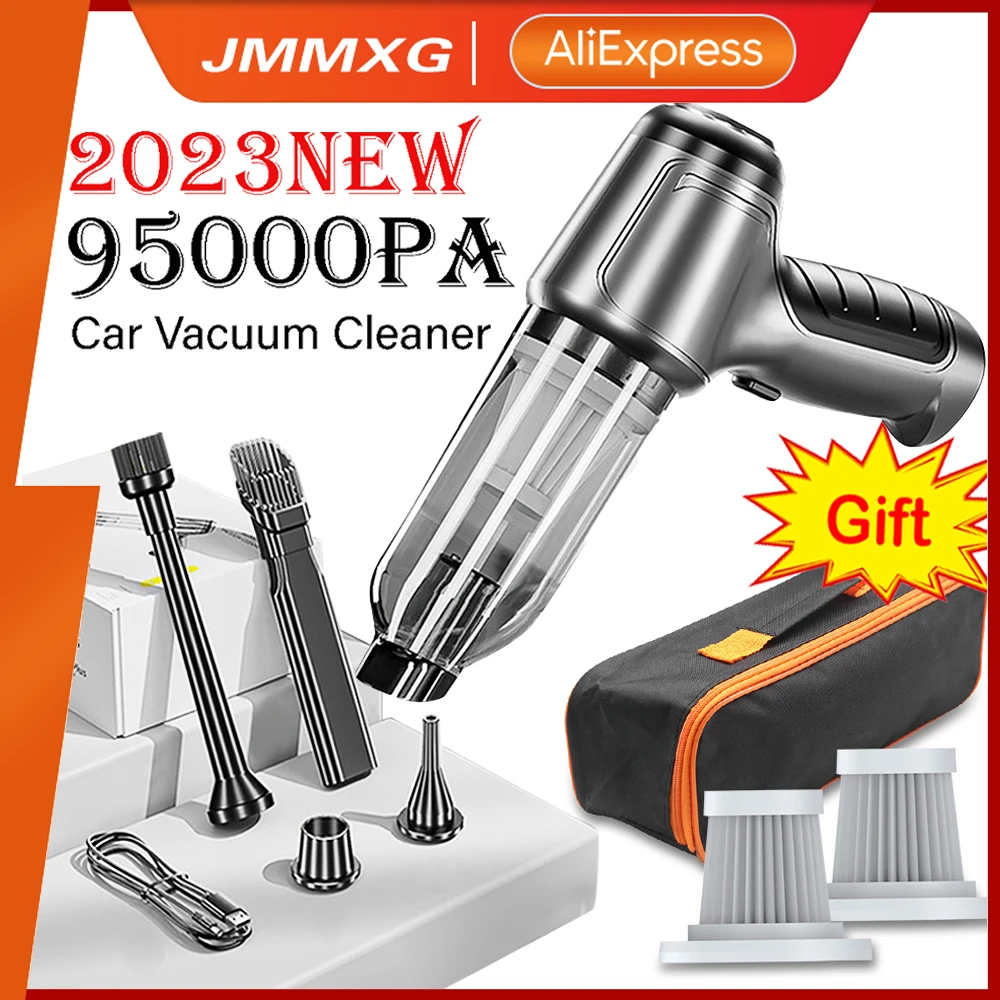 95000pa 2 In 1 Car Portable Vacuum Cleaner Wireless Handheld Mini