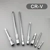 1/4 3/8 1/2 Socket Ratchet Wrench Extension Bar 50/75/100/125/150/250mm Long Bar Steering Sleeve Connecting Rod Accessories 4