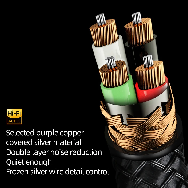ERUMPENT HiFi 4.4mm Aux  ̺ ȭ  ̾  ǰ   ݵ 4.4mm  Aux ̺