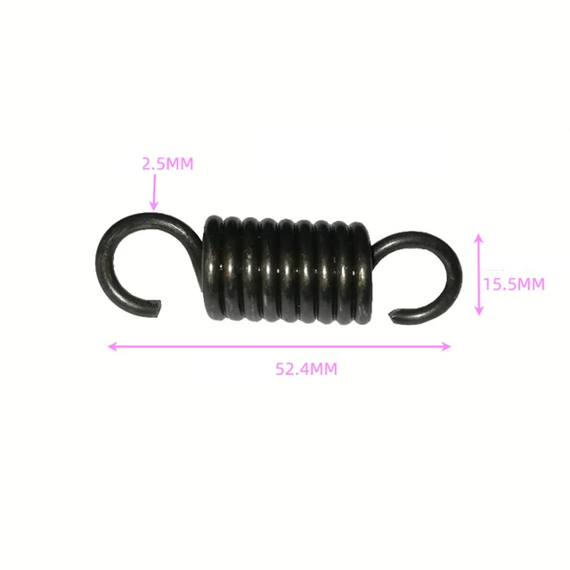 Set Di 2 Molle Per Smontagomme - Per Valvola Pneumatica E Cambio Pneumatici - In Metallo Durevole - Colore Nero
