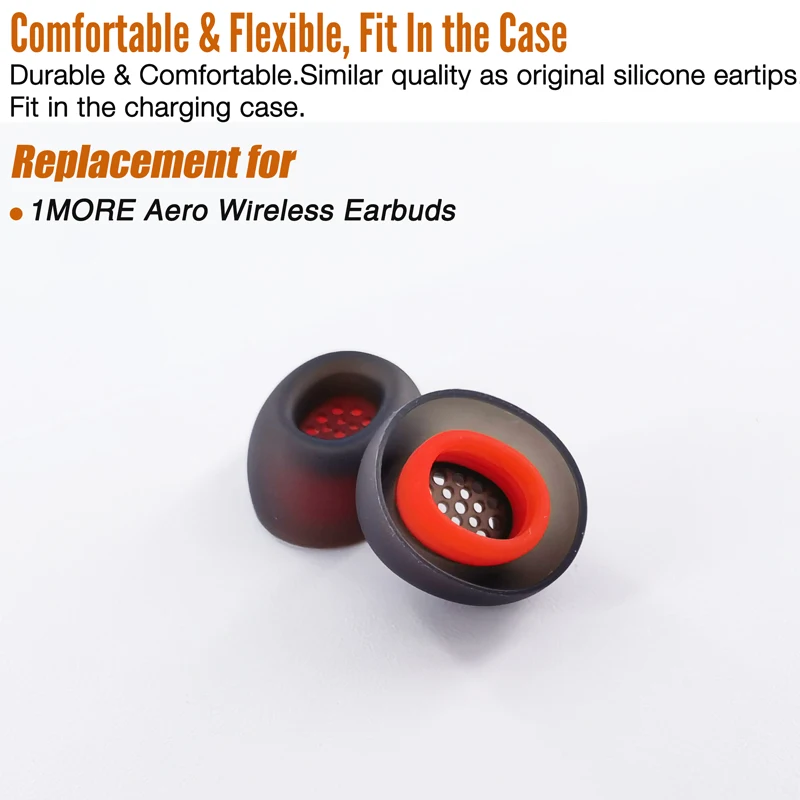 Eartips Replacement for 1MORE Aero Wireless Earbuds Earpad