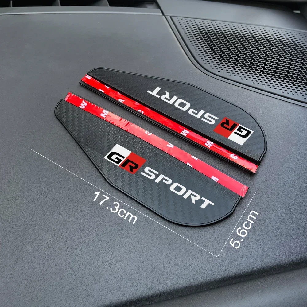 Car Rain Eyebrow Auto Accessories For TOYOTA GR Yaris Sport Gazoo Racing Corolla Supra 86 Hilux C-HR Cross Prius Harrier Prado