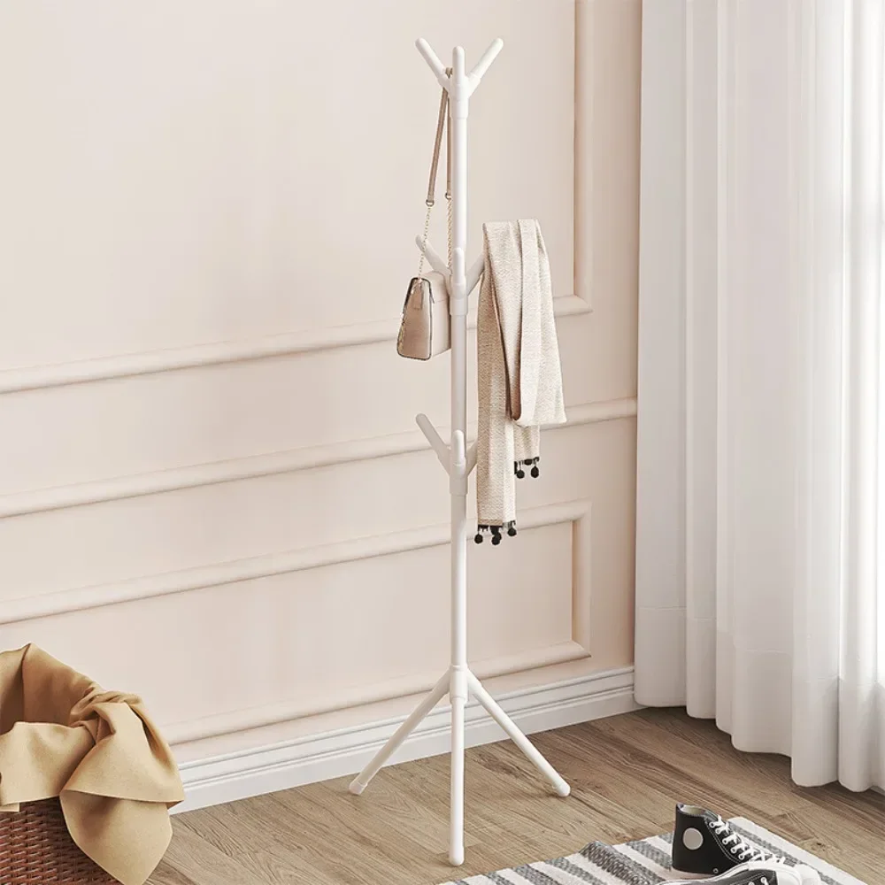 New Standing Coat Rack Hook Clothes Hanger Floor Standing Bedroom Clothing Storage Rack Save Space Clothing Stand