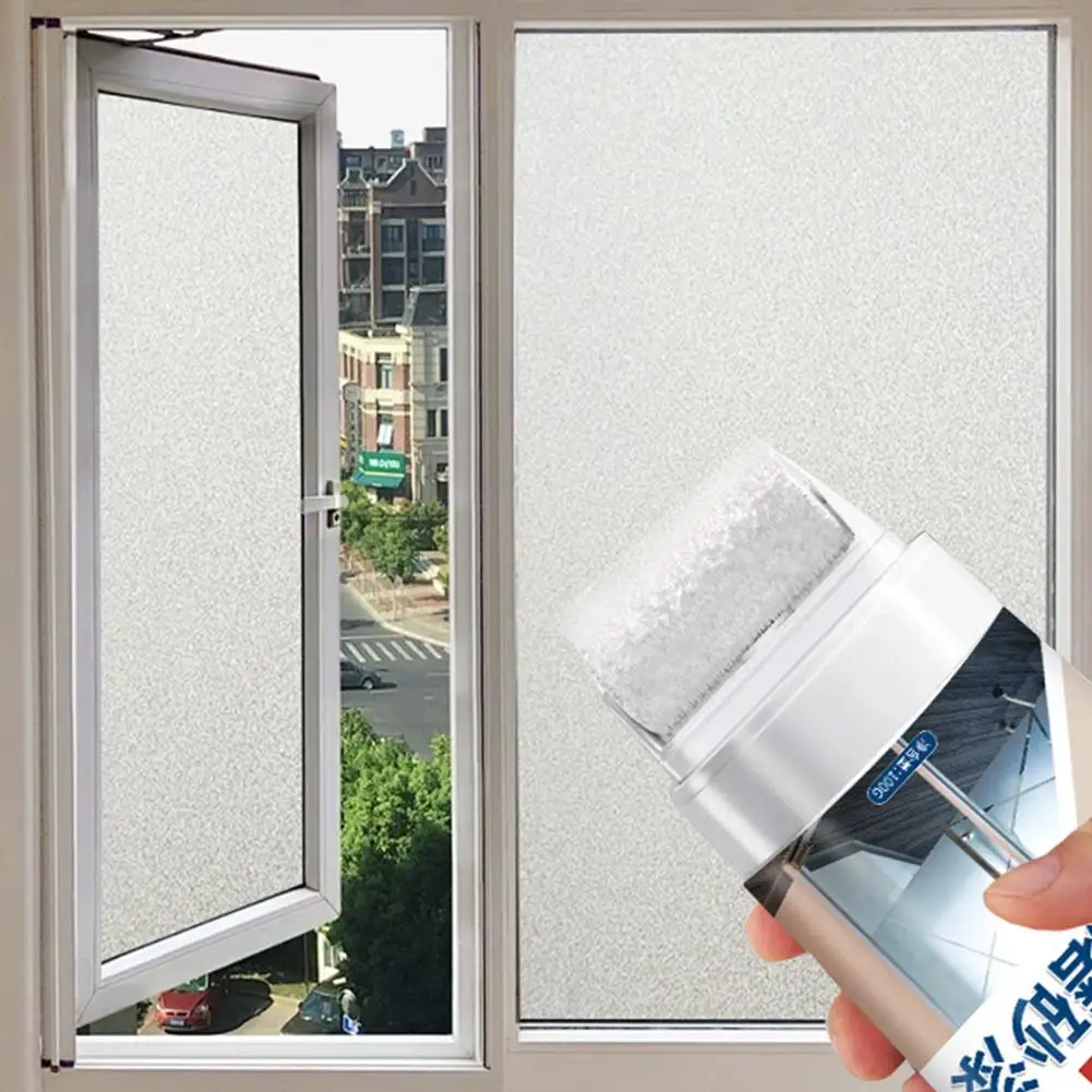 Glass Frosting Paint Clear Varnish Bathroom Anti-Peep Glass Paint Household Eco-Friendly Small Roller Brush Frosting