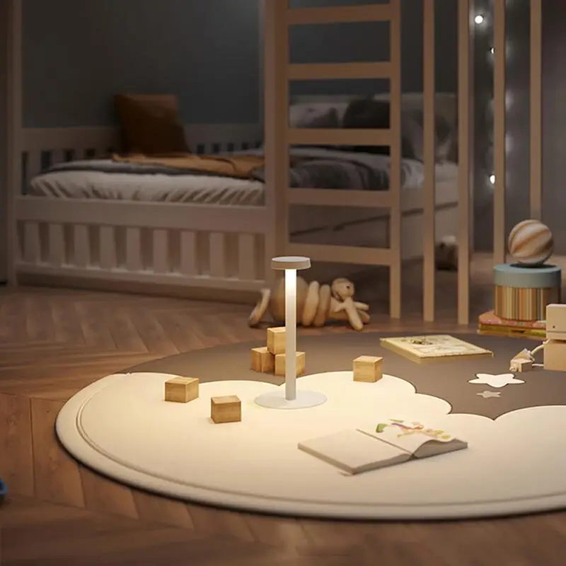 

Portable Metal Desk Light Rechargeable Cordless LED Table Lamps 2-Levels Brightness Night Lights For Outdoor Camping Lighting