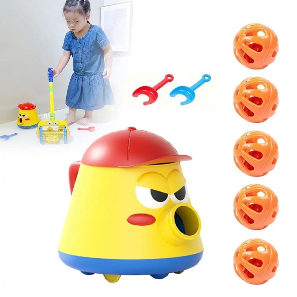 Plastica Baby aspirapolvere giocattolo creatività giocattoli educativi Toddler Whirl Ball Launchers Funy Electric Push Walker