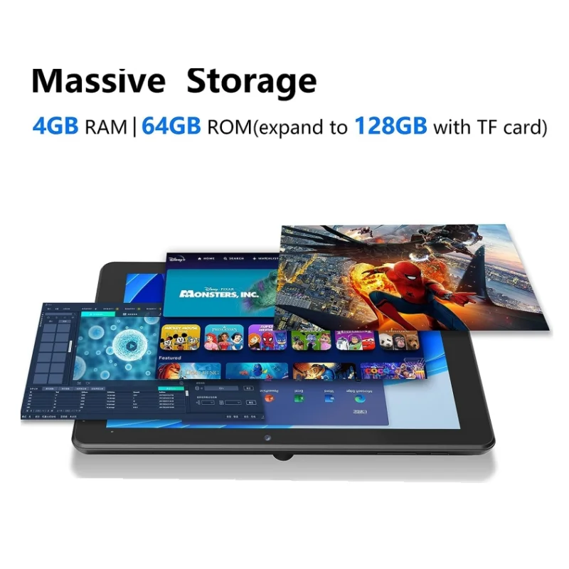 10.1 INCH 64 Bit Z8350 CPU 2in1 Tablet PC Y01 Sales 4GBDDR +64GB ROM Windows 10 HDMI-Compatible Quad Core 1920 x 1200 IPS Screen 3