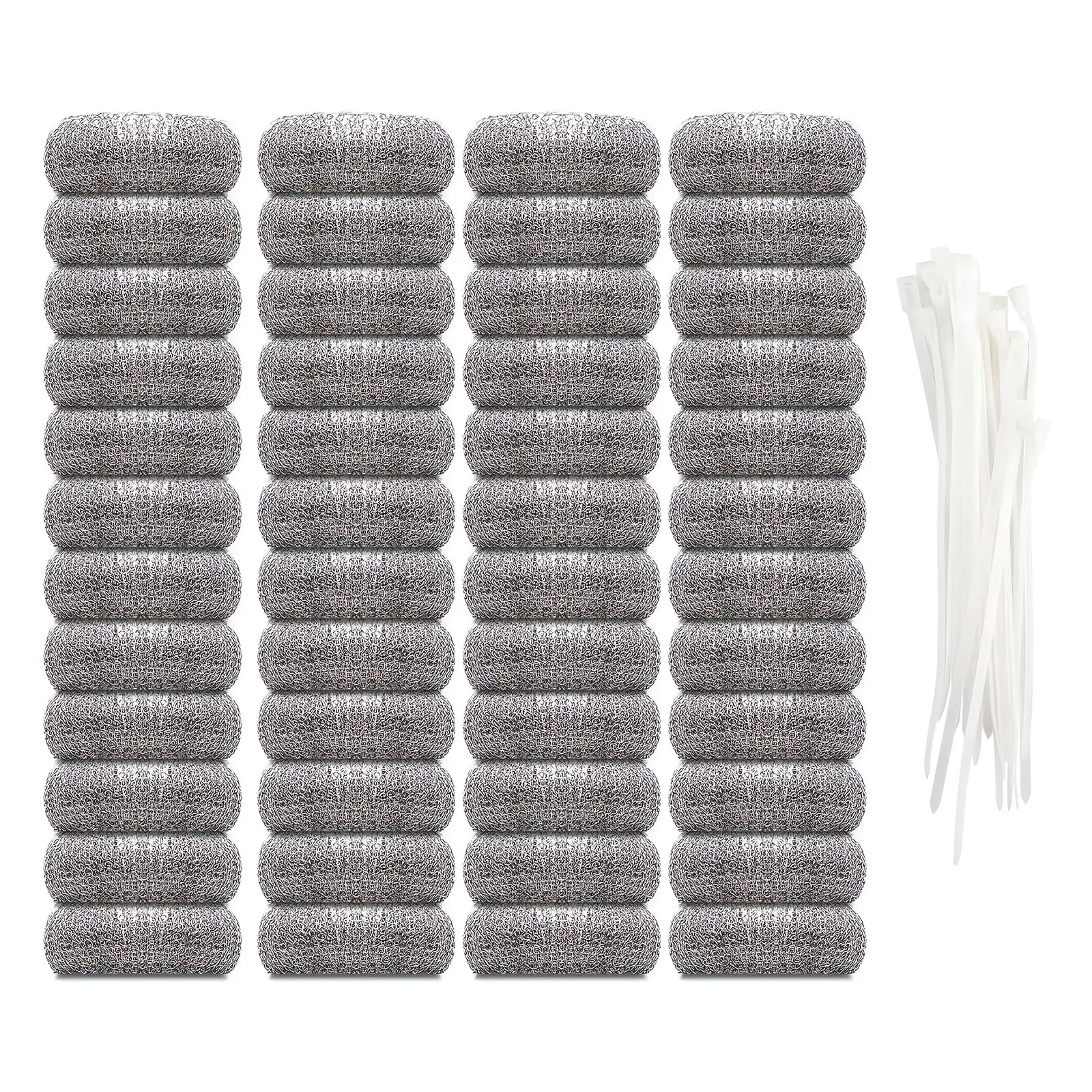 Lint Traps for washing machine drain hose, Stainless Steel Filter Screen, Lint Catcher, Washer Hose Trap With Cable Ties