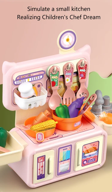 Kids Kitchen Toys Simulation Mini Brands Miniature Items Pot Set