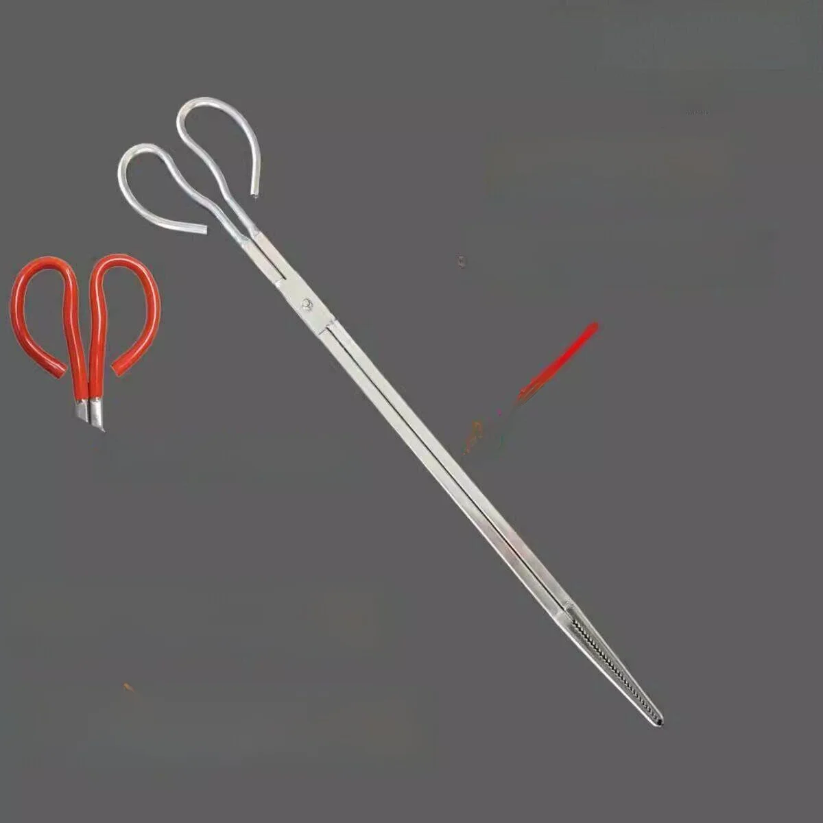 스테인레스 스틸 다기능 클램프 크랩 클램프 해산물 낚시 장비 가정용 쓰레기 집게 노란색 크로커 클램프