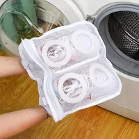 1pc Portable shoe washing bag, reusable mesh shoe protector 2