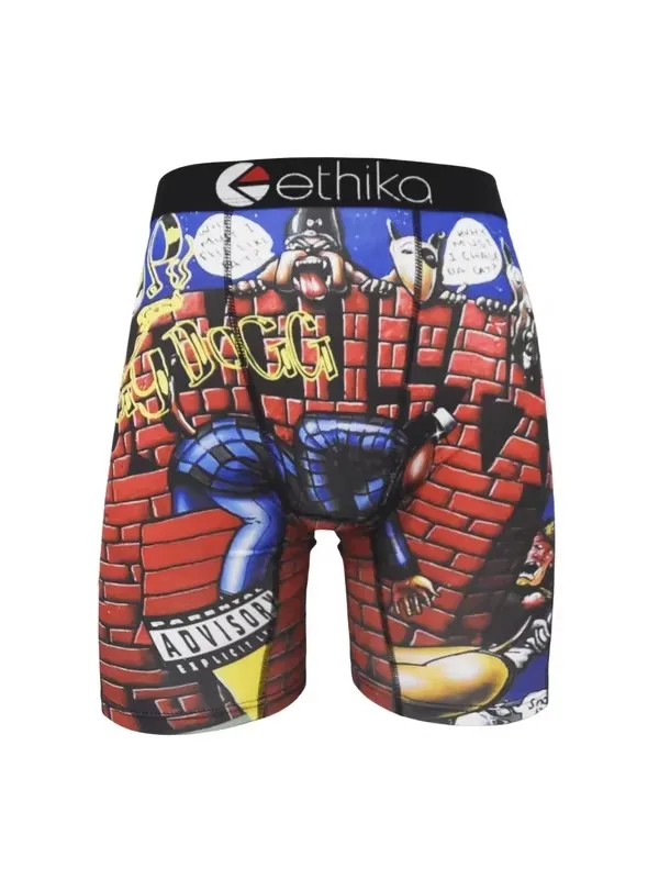 ETHIKA Fashion Sexy Men Underwear Sport Fitness Boxershorts Printed Man Underpants Panties Innerwear Boxer Trunks Boxers Briefs 6