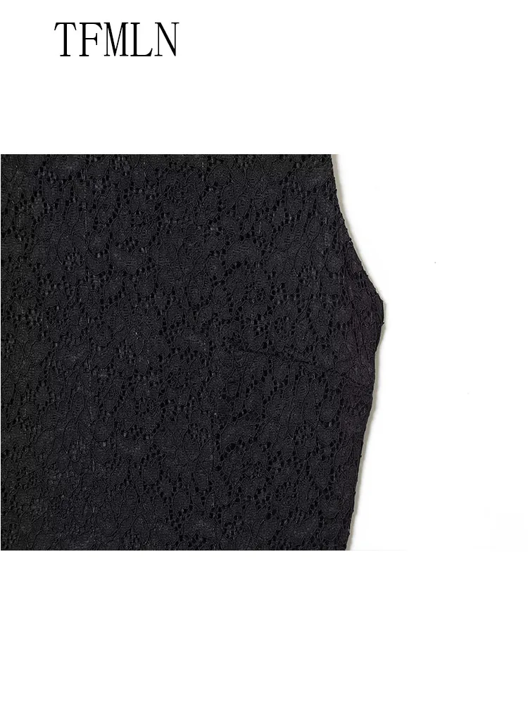 Sweet Women Lace Patchwork Mini Dresses 2025 New Fashion Chic O-neck Sleeveless Causal Party Dress Elegant Back Zipper Dress