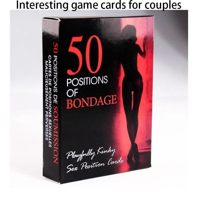 Gioco di Carte per Coppie con 50 Posizioni Diverse, Gioco per Adulti per Serate Romantiche - immagine 2