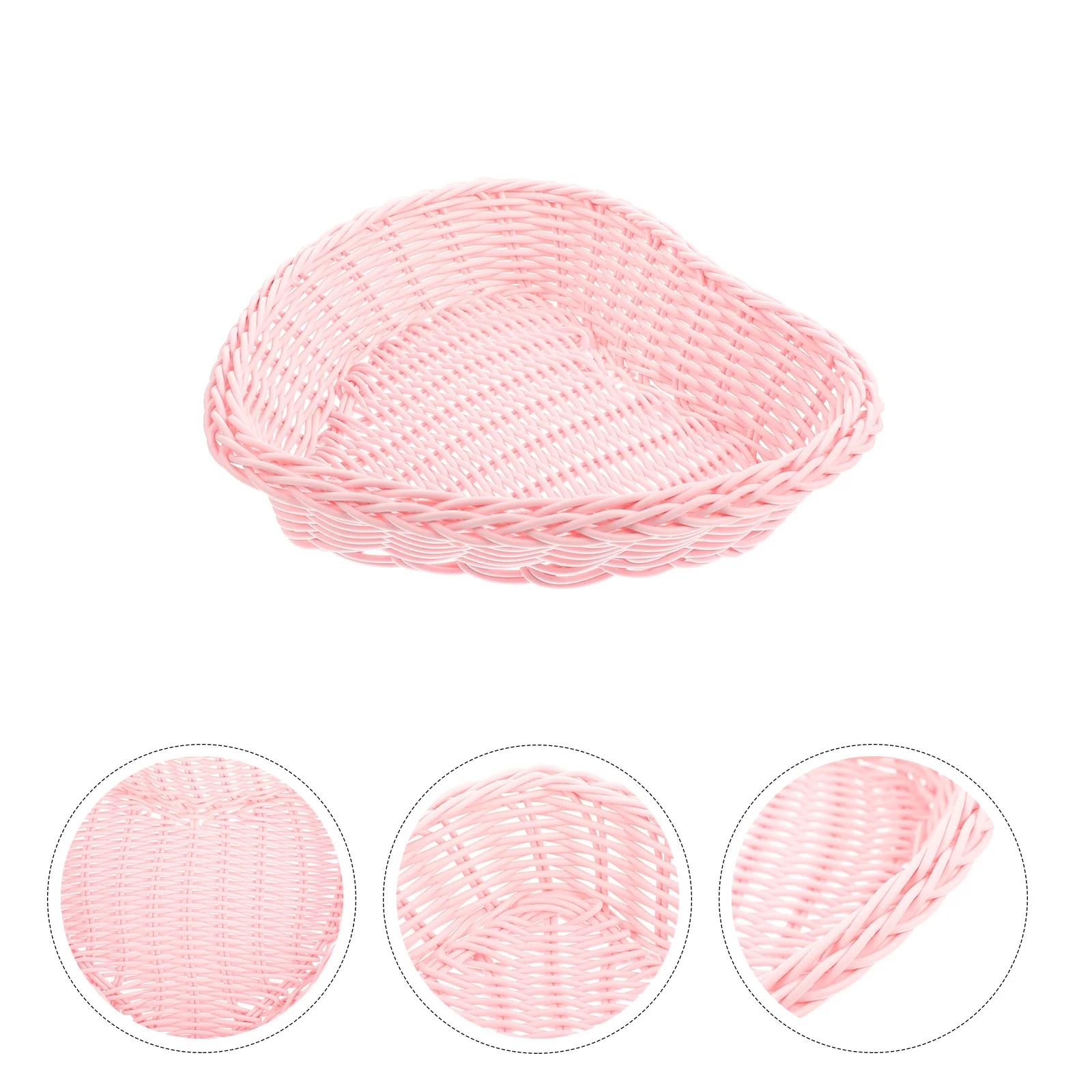 

Love Heart Shape Basket Desktop Sweet Design Basket Food Serving Basket for Home Storage Basket Nordic Storage Fruit Baskets