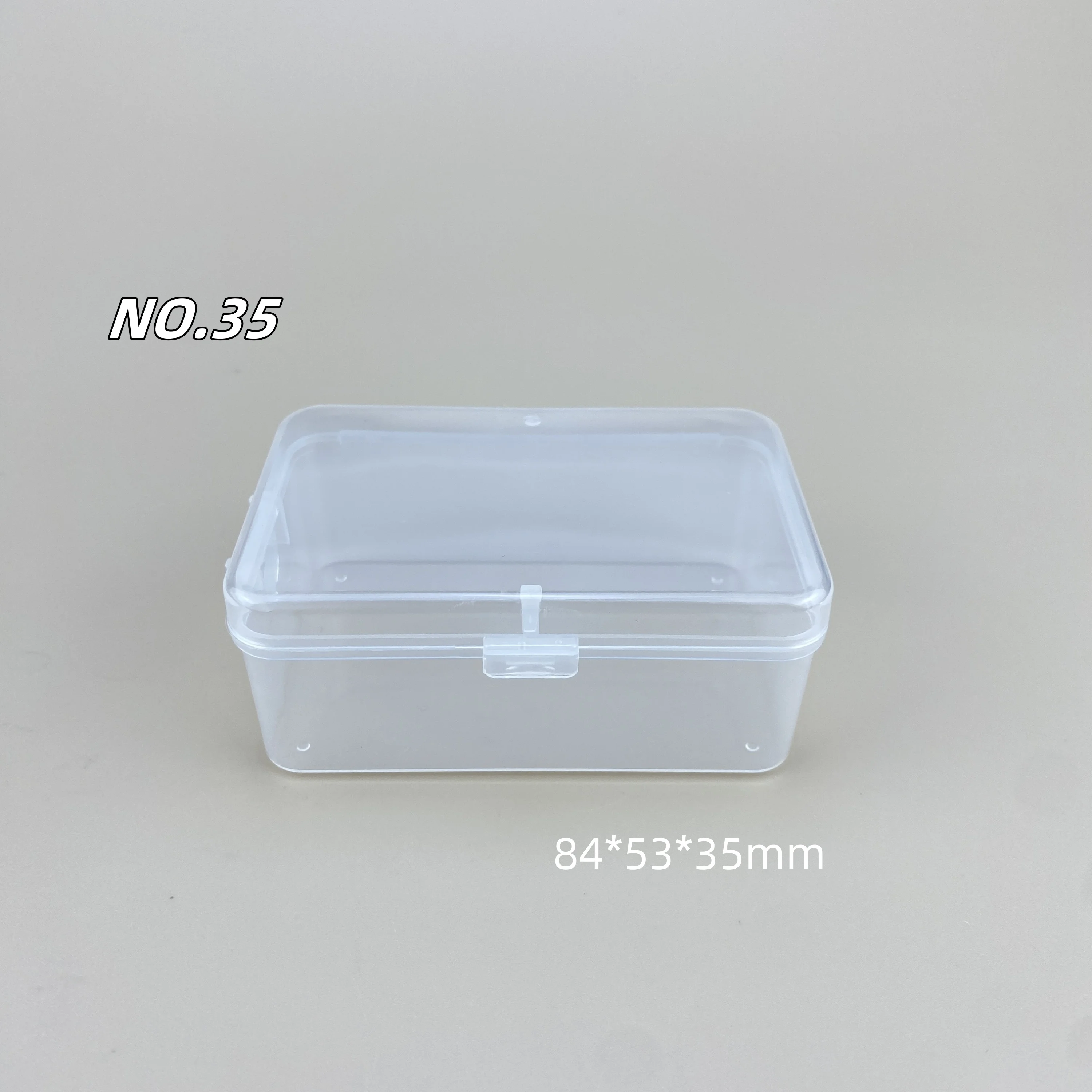 Dresser desktop organisation square storage box small items flip lid plastic storage box 6