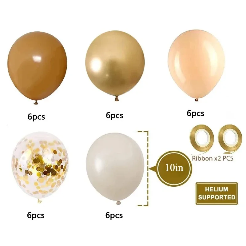 Metallic Chrome Confetti Latex Balloons with Ribbon Anniversary Wedding Birthday Party  Helium-Ready Festive Ornaments