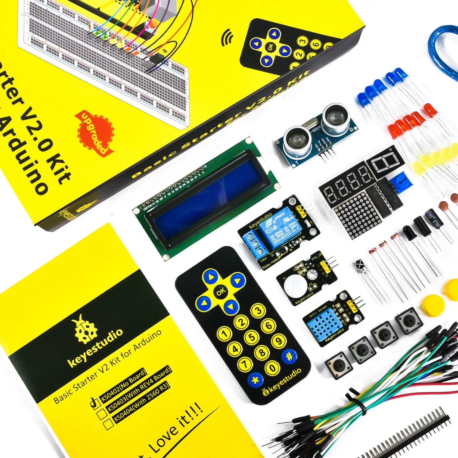 Keyestudio-Kit de démarrage MAKEY-MAKEY pour Ardu37, kit