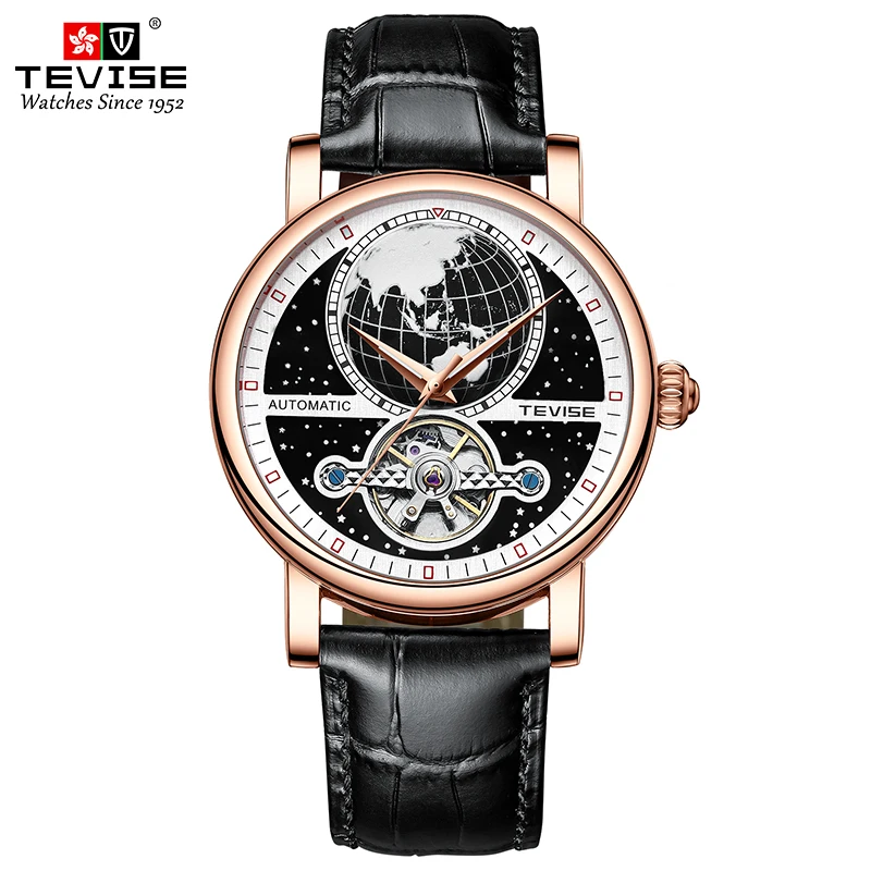 Man Automatic Watch Men Luxury Sport Mechanical Watches Mens Hollow Luminous Skeleton Tourbillon Wristwatch Relogio Masculino 