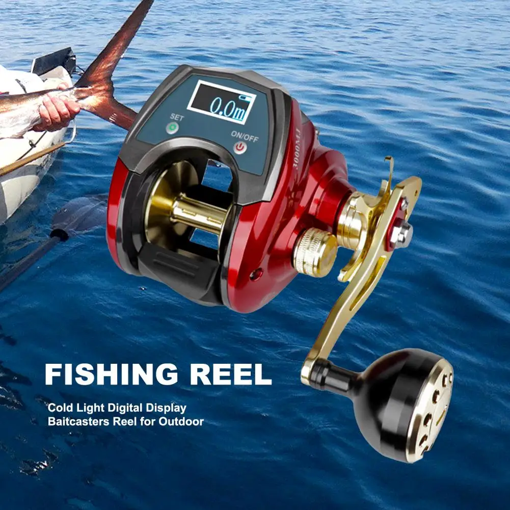 

Anti-rust Fishing Reel Productive Saltwater Drag Baitcasters Reel Durable Baitcaster Spinning Reel Drag for Beginner
