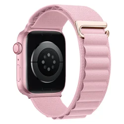 Alpine Strap for Apple Watch - Premium Watchband Bracelet (Pink)