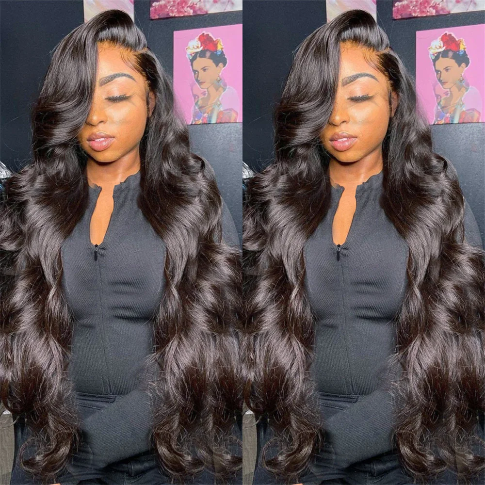 

Body Wave 13x6 HD Transparent 30 34 Inch Lace Front Human Hair Wigs Brazilian Remy Water Wave 13x4 Lace Frontal Wig For Women
