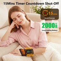 Cordless Air Pressure Ankle/Wrist Massager 4 Modes Airbag Compression Massage Heating Ankle Brace Hand Foot Muscle Sole Relax 6