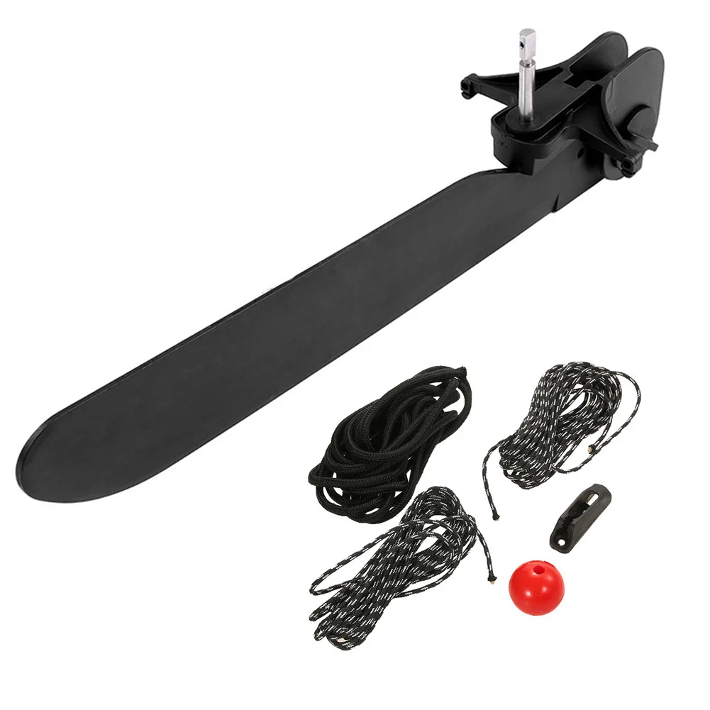 

Durable Kayak Rudder Kayak Rudder High Quality Rubber 20.1 * 3.0in 51 * 7.5cm 580g Black Brand New Clip Buckle