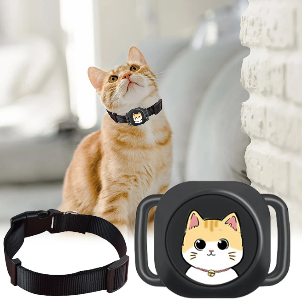 Smart Locator Bluetooth-compatible Real-time Tracking Dog Cat Collar Find Device Real-Time Global Location Tracker for Dogs Cats