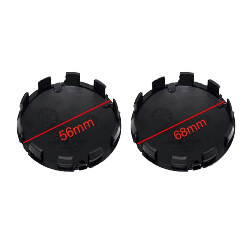 4pcs 56mm 68mm Car Wheel Center Hub Cap Auto Rim Covers For Bmw E36 E46