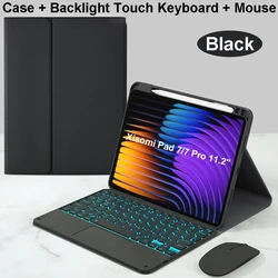 Versatile Bluetooth Keyboard Case - French (Black D backlight)