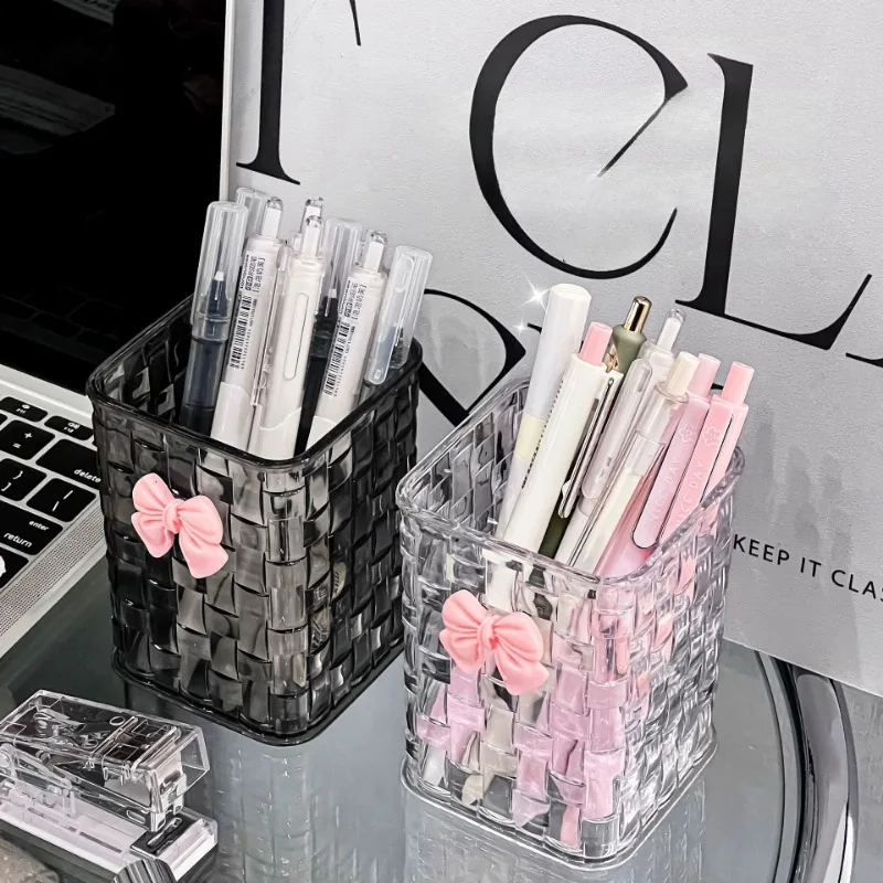 Clear Acrylic Makeup Brushes Storage Box Desk Cosmetic Organizer Lipstick Storage Nail Polish Display Stand Rack Jewelry Case makeup organizer,makeup storage box,cosmetic storage box