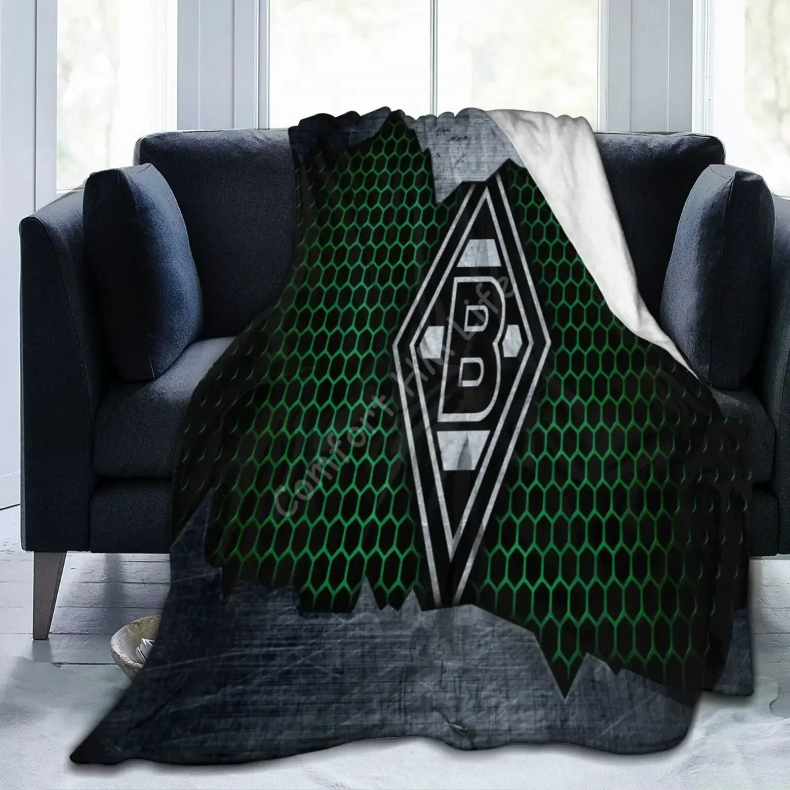 Graphics Baby Blanket 3D Printed Borussia Monchengladbach Pattern Cartoon Bed Sofa Picnic Home Cover Decor Warm Throw Blankets