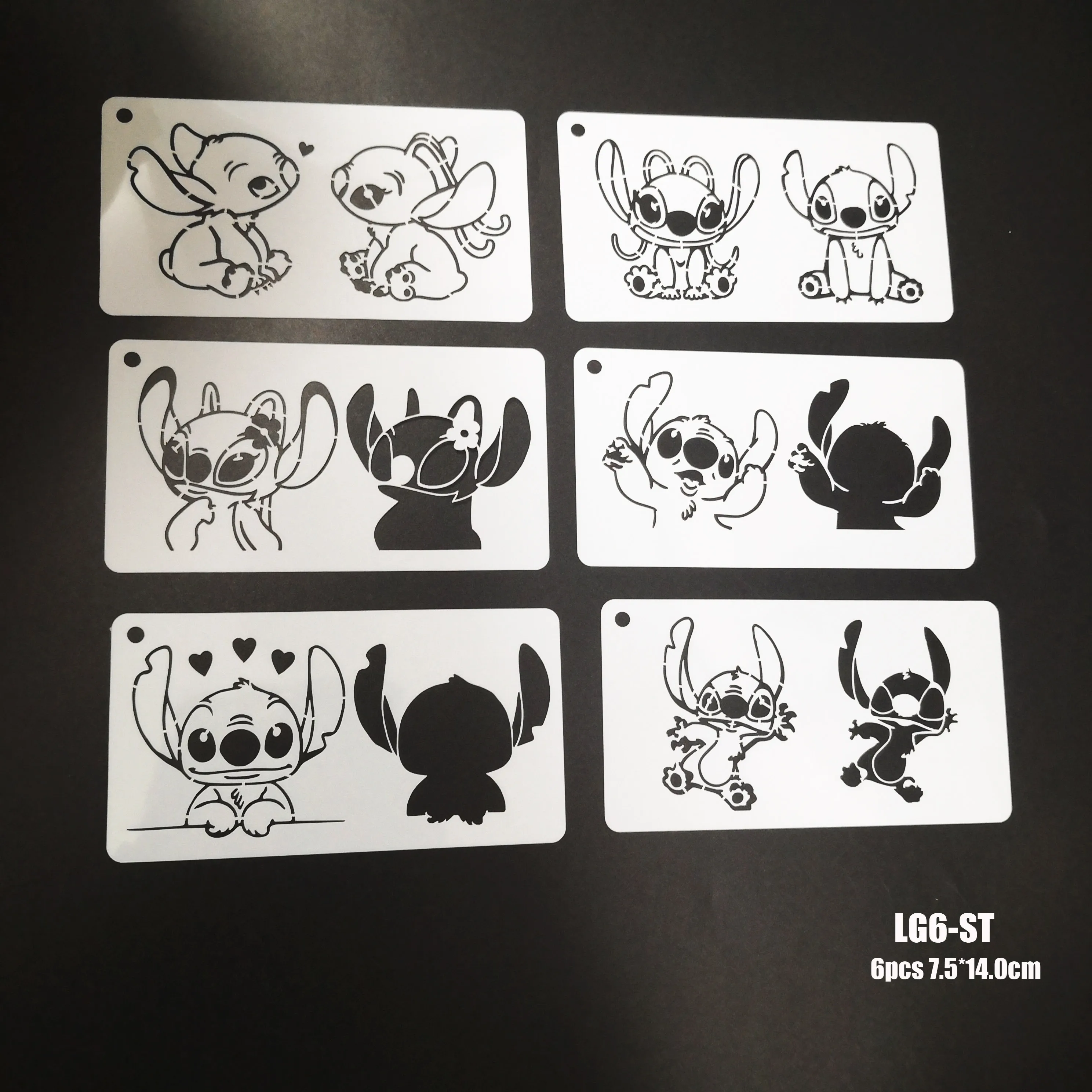 Face Painting Template Makeup Reusable Glitter Temporary Tattoos Stencil