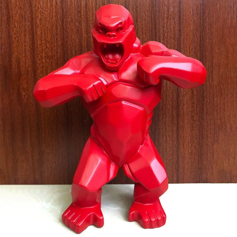 

King Kong Cartoon Resin Crafts Home Living Room Bedroom Wine Cabinet Creative Decoration European Style
